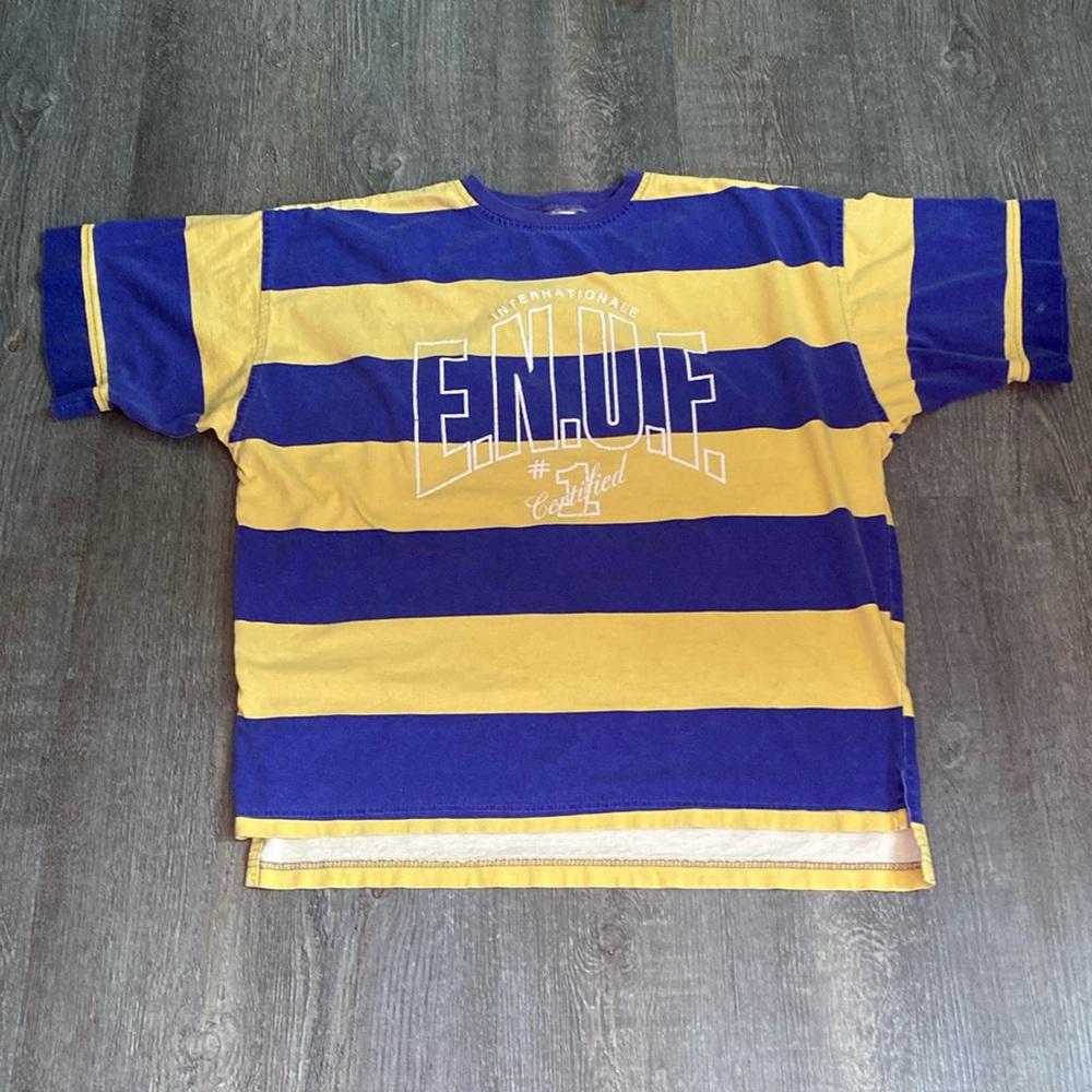 e.n.u.f. Internationale vintage striped shirt. Size M